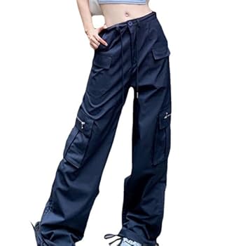 Amazon.com: Y2K Aesthetic Cargo Track Pants, Cyber Fairy
